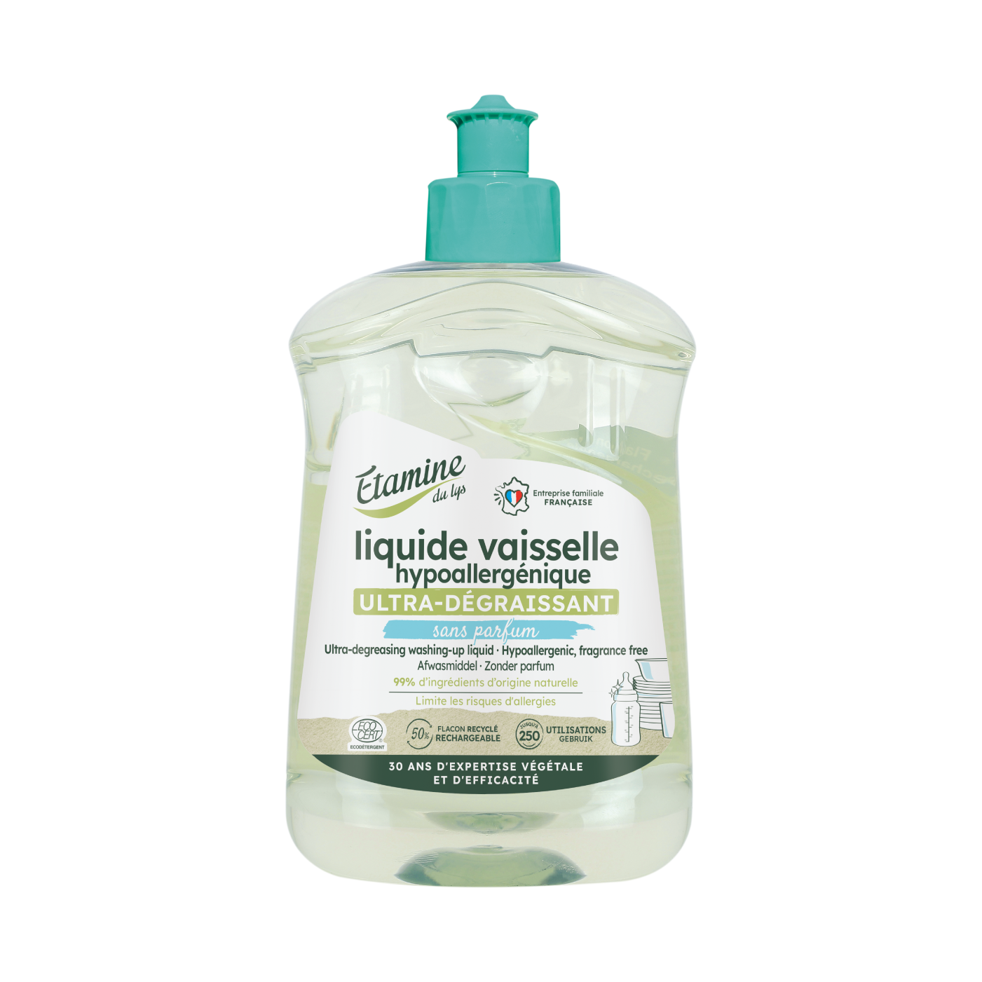 Lavavajillas a Manos Sin Perfume 500ml Etamine du Lys