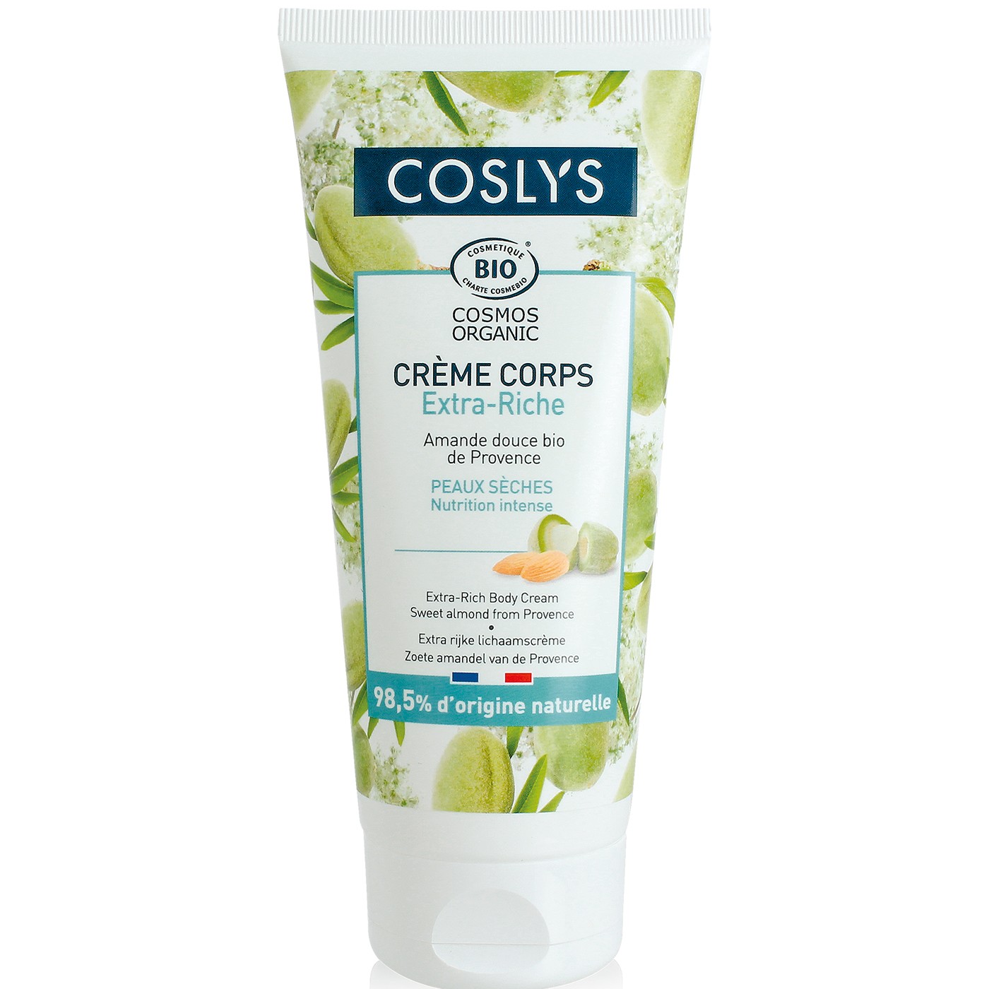 Crema corporal extra-rica almendra de Coslys 200ml