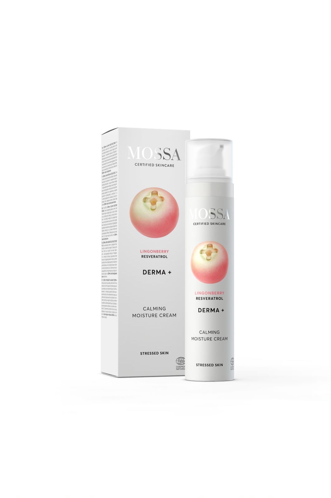 Crema hidratante calmante Derma+ de Mossa 50ml