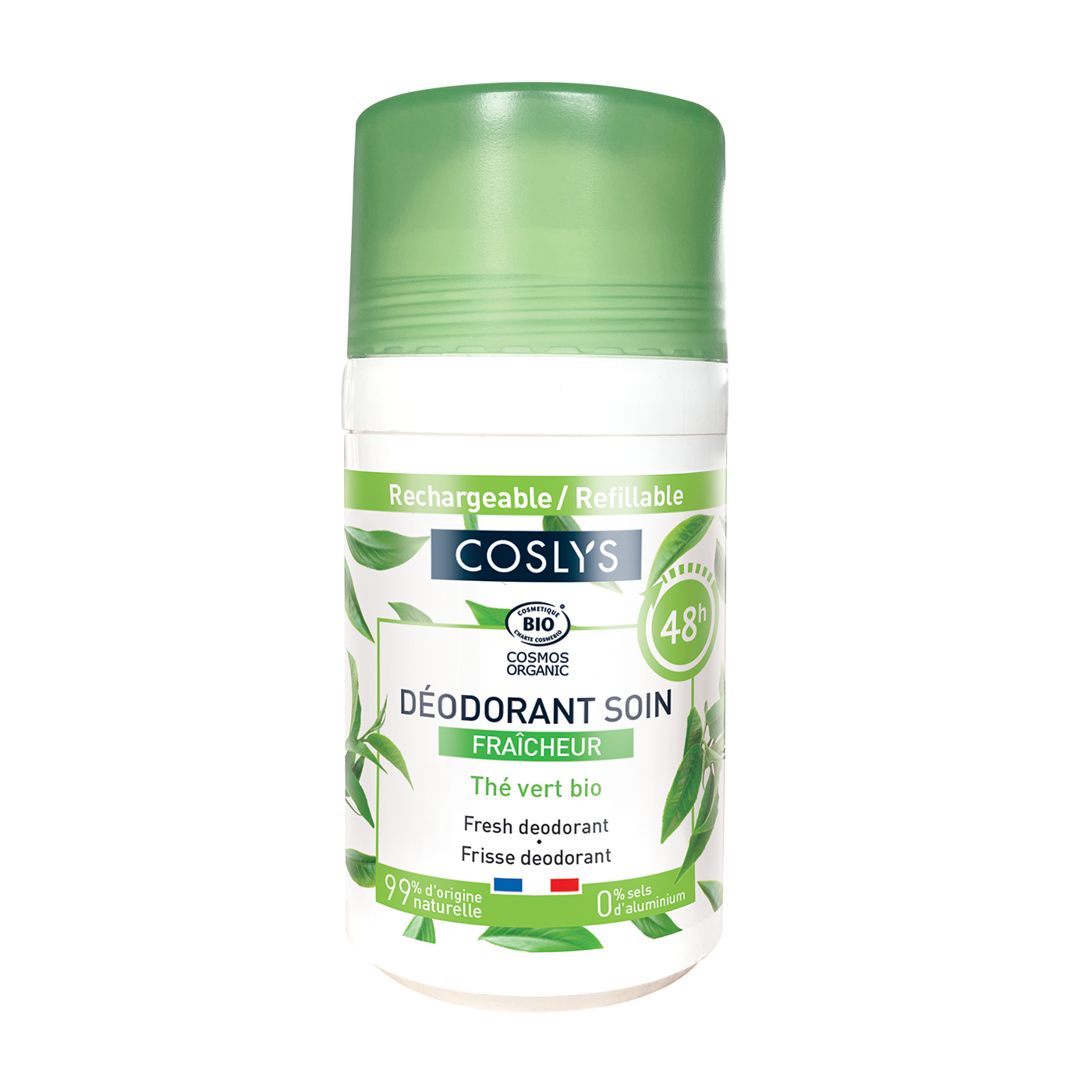 Desodorante frescura té verde Coslys 100ml.