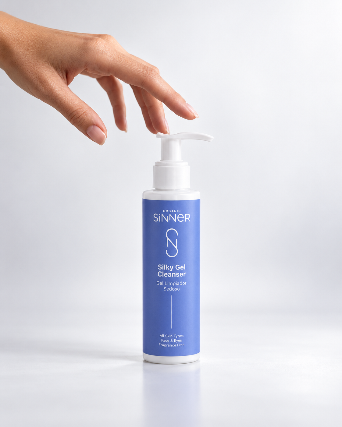 Gel Limpiador Sedoso Organic Sinner 150ml.