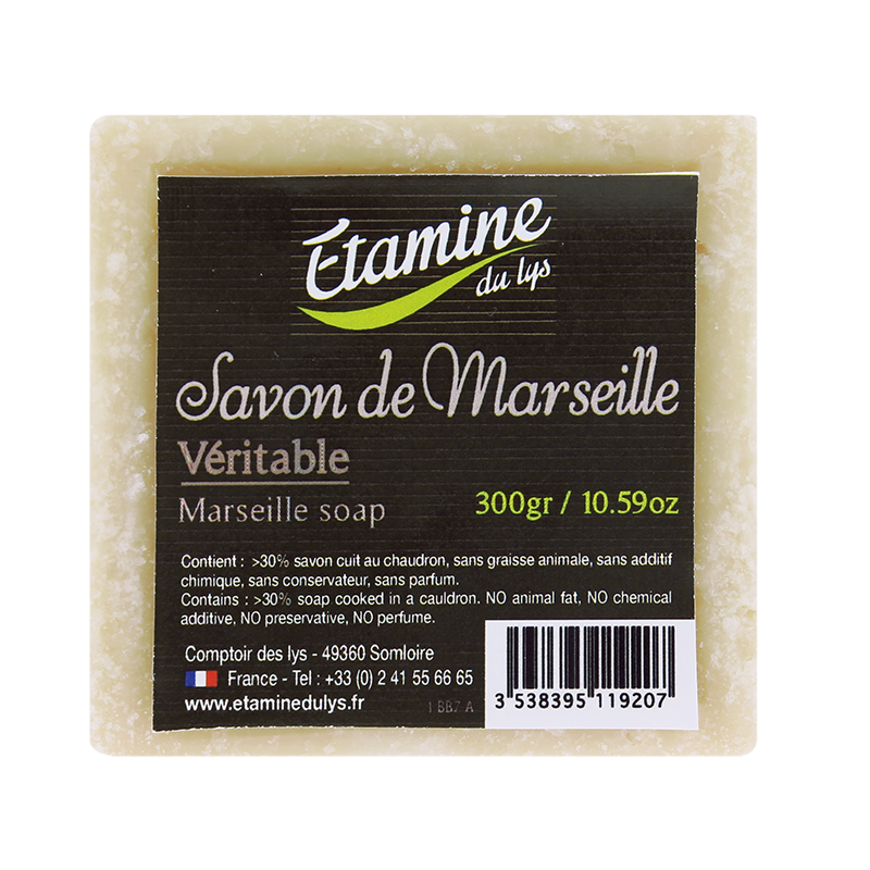 Jabón de Marsella Blanco 300gr Etamine du Lys