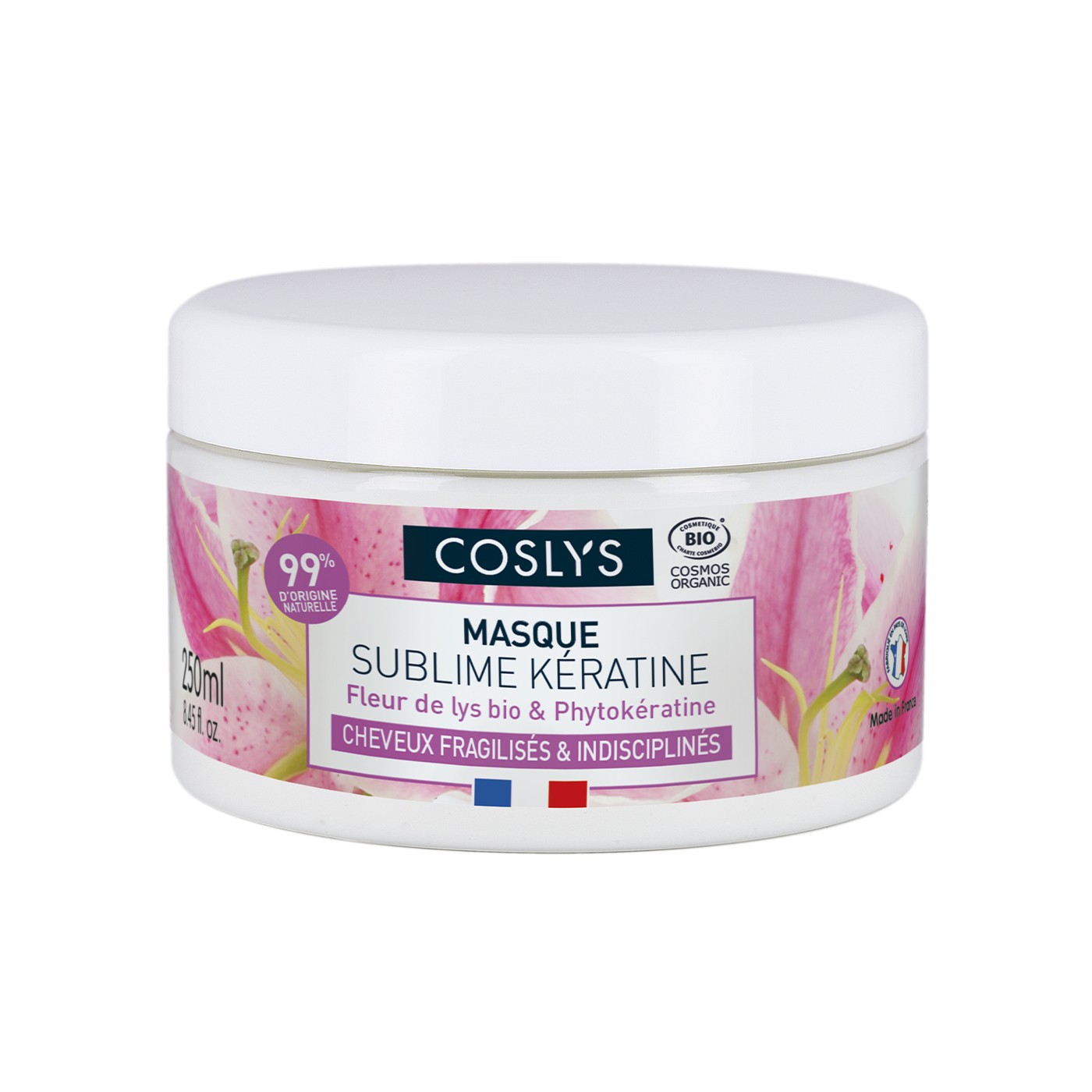 Mascarilla Capilar con Keratina Vegetal de Coslys 250ml