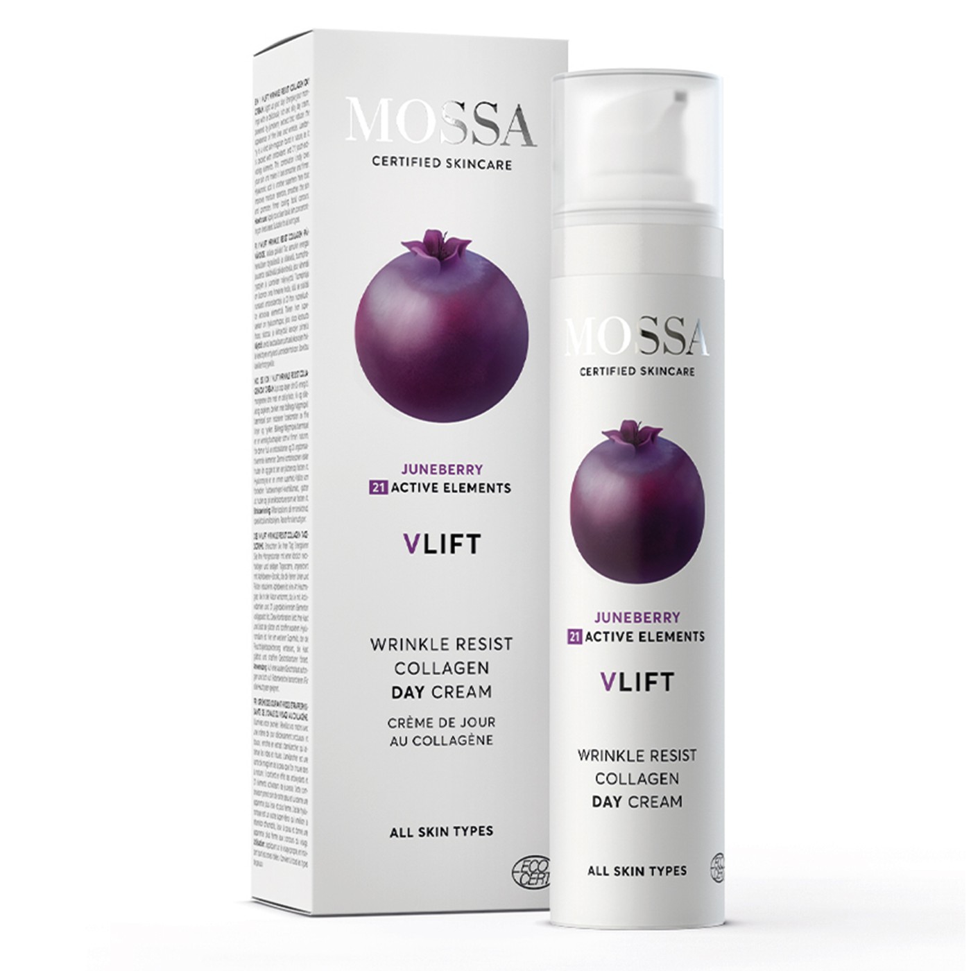 Crema Día Colágeno Vlift Mossa 50ml.