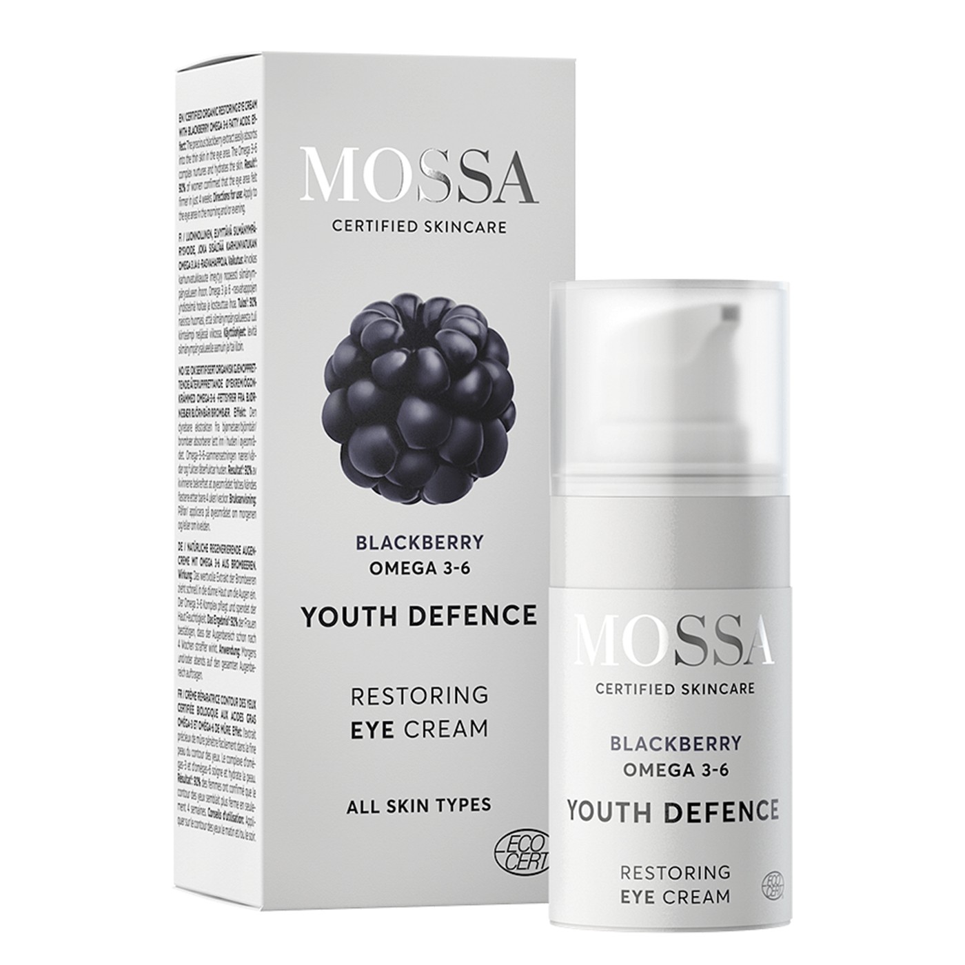  Youth Defence Contorno de ojos regenerador  15ml Mossa