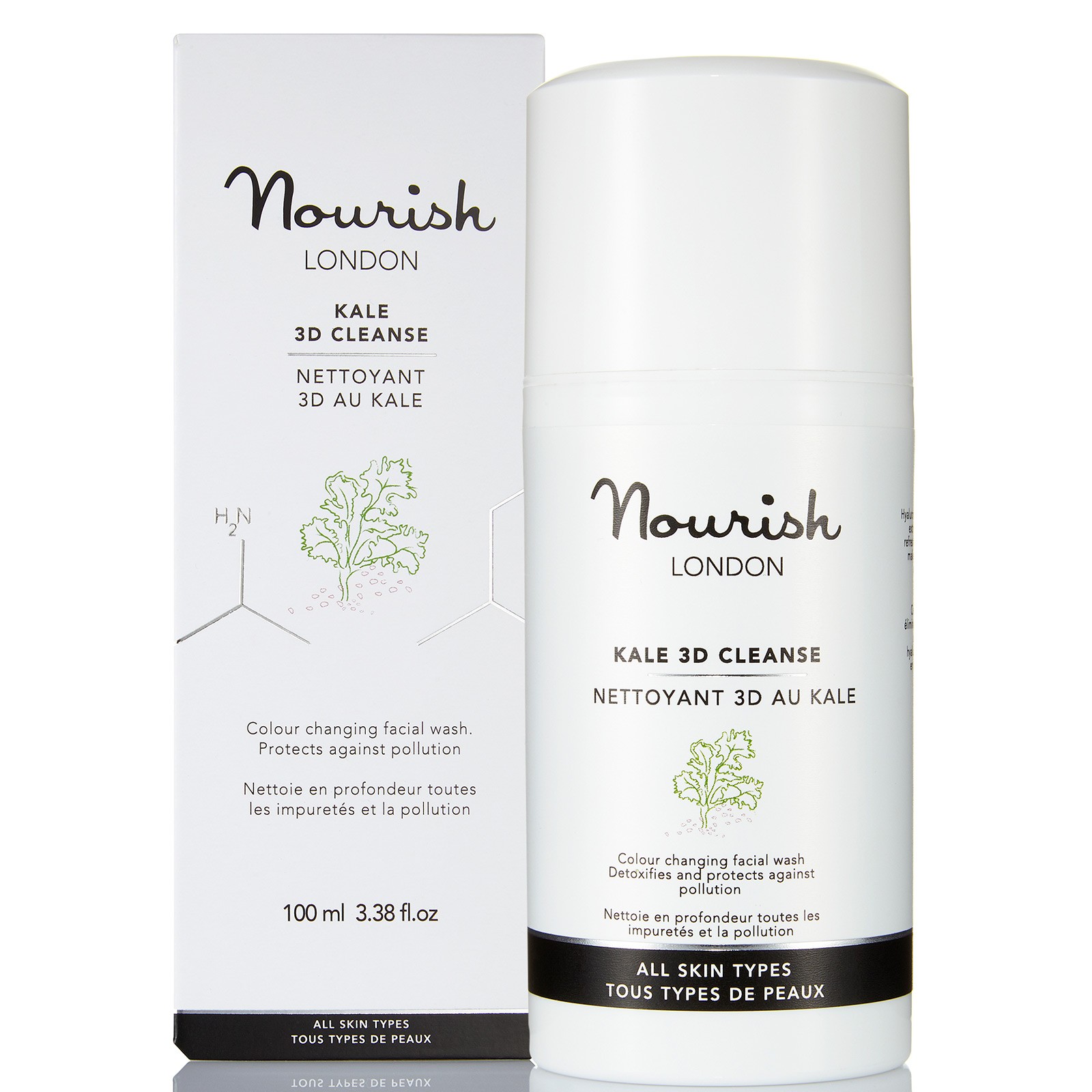 Nourish Limpiadora 3D de Kale 100ml