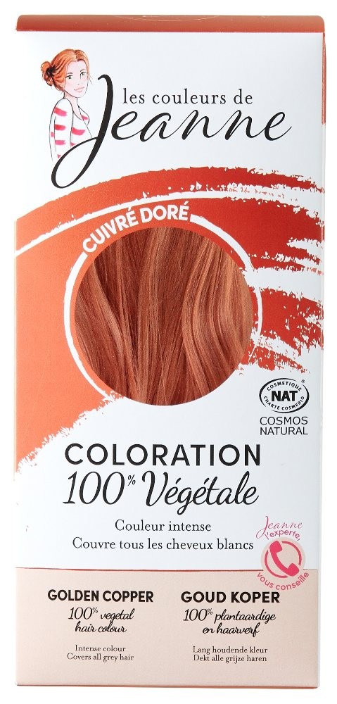 Tinte Vegetal Cobre Dorado de Couleurs de Jeanne