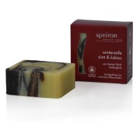 Jabón ayurvédico cacao & canela de Apeiron 100g